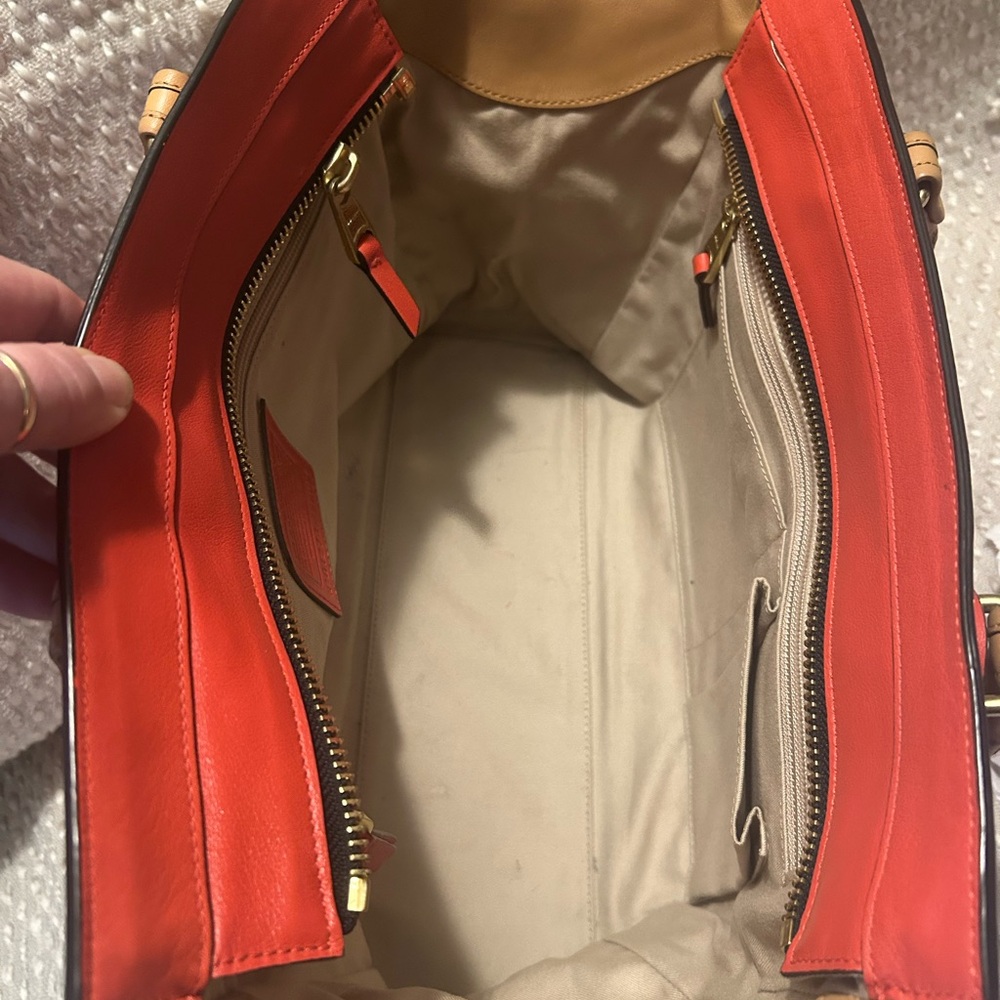 Authentic COACH Candace Color-block Satchel - Picture 8 of 10